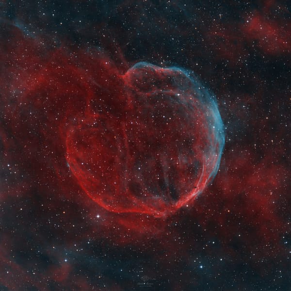 CTB 1: Mgławica Czosnek — astrofotografia, autor Michał Kania (Konuz)