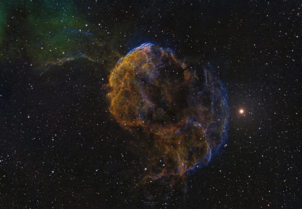 IC 443: Mgławica Meduza — astrofotografia, autor Michał Kania (Konuz)