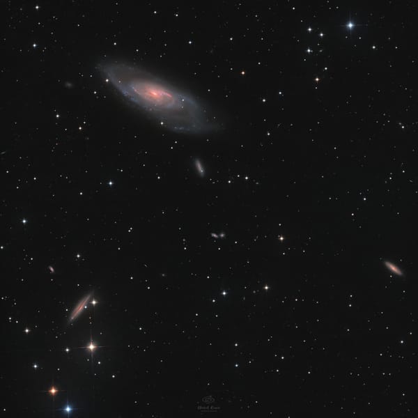M106 — astrofotografia, autor Michał Kania (Konuz)