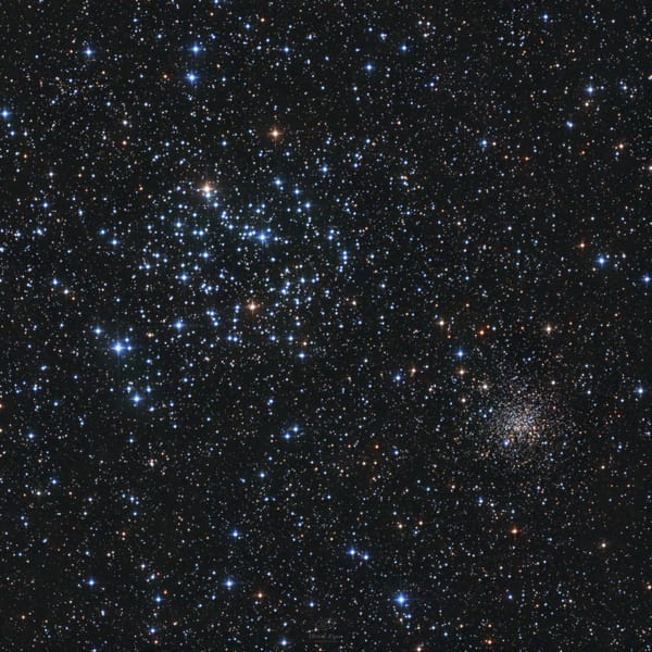 M35 & NGC 2158 — astrofotografia, autor Michał Kania (Konuz)