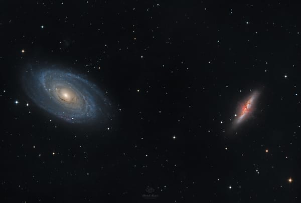 M81 & M82 — astrofotografia, autor Michał Kania (Konuz)