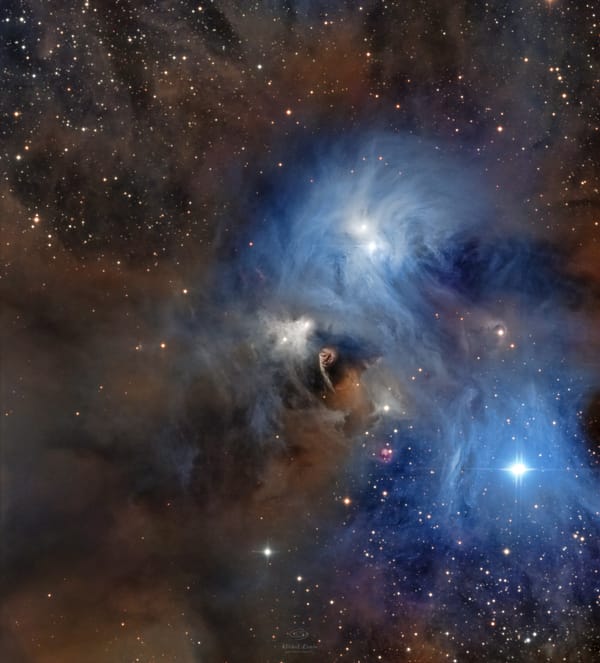 NGC 6729: Corona Australis — astrofotografia, autor Michał Kania (Konuz)