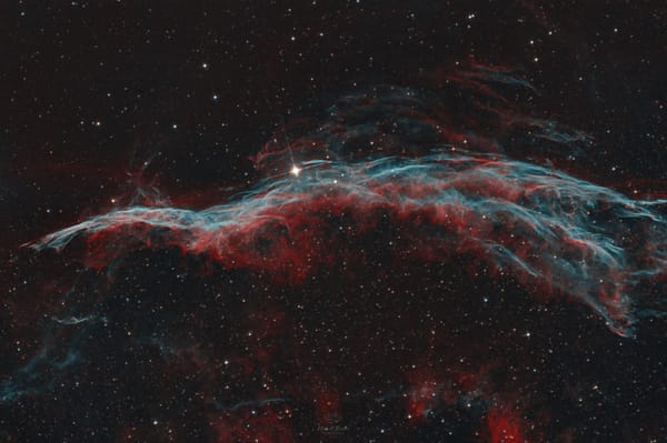 NGC 6960: Miotła Wiedźmy — astrofotografia, autor Michał Kania (Konuz)
