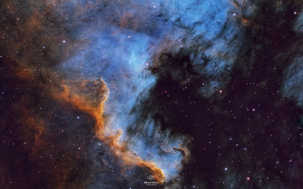 NGC 7000: Ameryka Północna — astrofotografia, autor Michał Kania (Konuz)