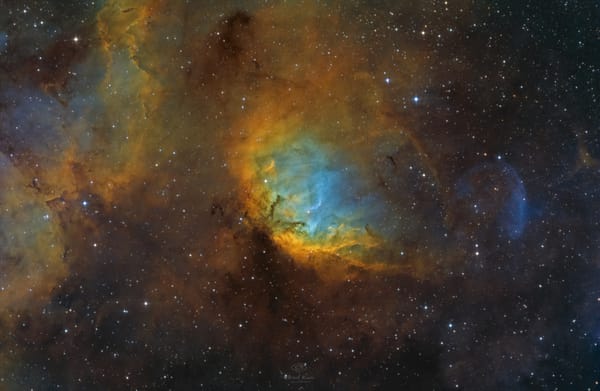 Sh2-101: Mgławica Tulipan — astrofotografia, autor Michał Kania (Konuz)