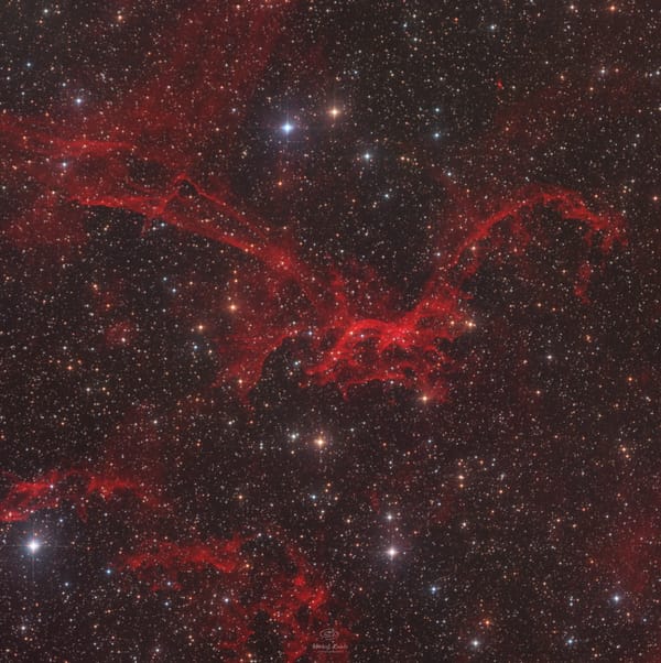 Sh2-114: Latający Smok — astrofotografia, autor Michał Kania (Konuz)